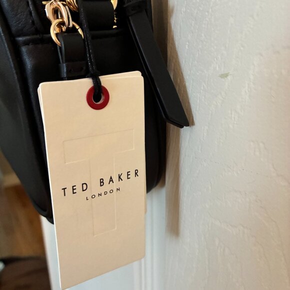 Ted Baker London - Black Leather Crossbody Purse - NWT - Picture 10 of 12